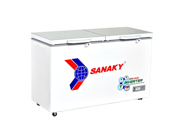 Tủ đông inverter mặt kính cường lực Sanaky VH-4099A4K