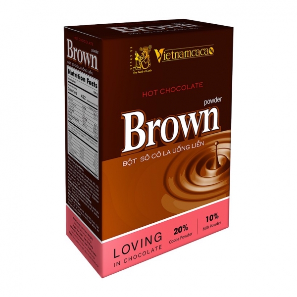 Bột Hot Chocolate Brown Hộp 300g