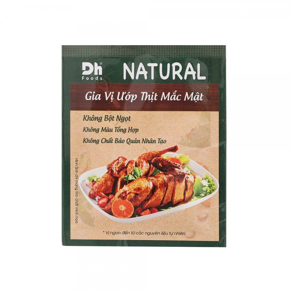 Gia vị ướp thịt mắc mật Natural gói 10g