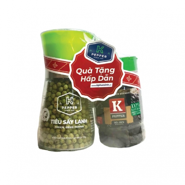 Tiêu sấy lạnh cối xay Kpepper 35g