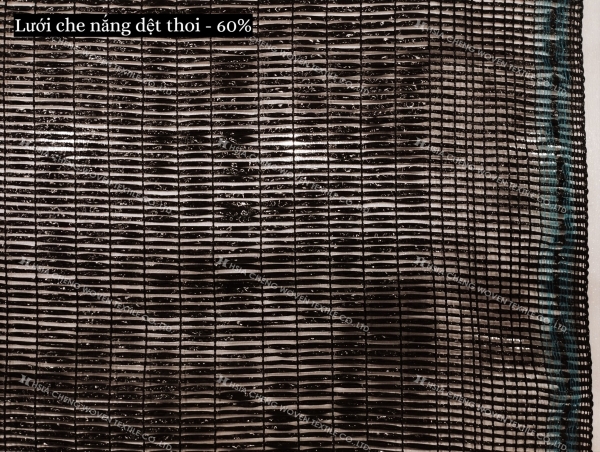 Lưới che nắng dệt thoi ( sợi dẹt) Đài Loan APON 60%