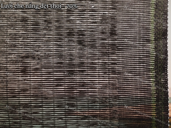 Lưới che nắng dệt thoi ( sợi dẹt ) Đài Loan APON 70%