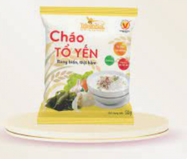 Cháo Tổ yến rong biển thịt bằm